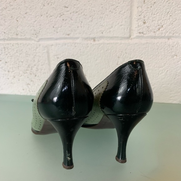 Marc Jacobs two tone green oxford pump - Picture 4 of 9